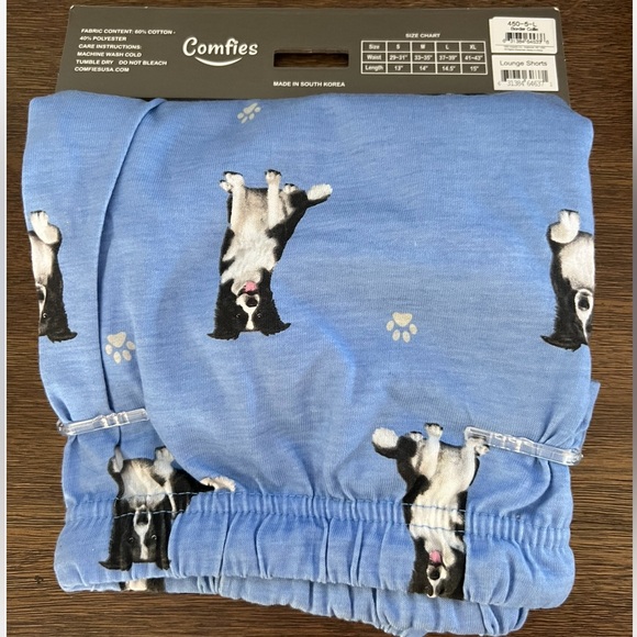 NEW E&S Pets Pet Lover Pajama Shorts for Women Multiple Sizes - Picture 3 of 4